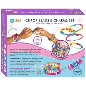 Ekta Ice Pop Beads & Charms Set