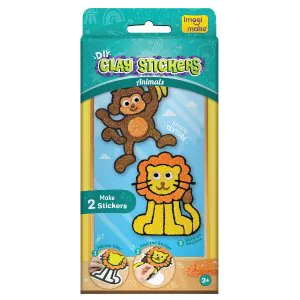 Imagi Make DIY Clay Stickers Animals