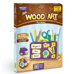 Imagi Make DIY Wood Art Pen Stand