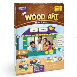 Imagi Make DIY Wood Art Photo Frame