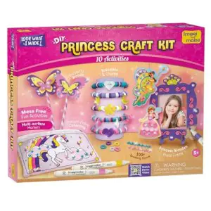 Imagi Make Princess Craft Kit 10 Mess-Free Activities