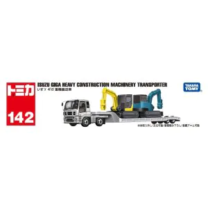 Takara Tomy Isuzu Giga Heavy Construction Machinery Transporter 142