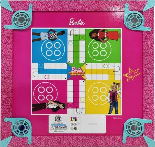 Itoys Barbie Carrom Board and Ludo