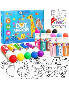 Jar Melo Dot Painting 12 Colour Set