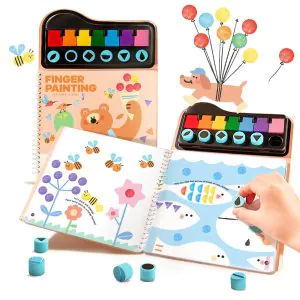 Mirola Kids Finger Painting Stamp Fun Book