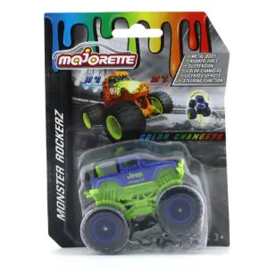 Majorette Jeep Monster Rockerz Color Changers Blue