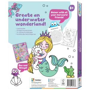 Hinkler Junior Kaleidoscope Colouring Kit Mermaids