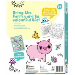 Hinkler Junior Kaleidoscope Colouring Kit On The Farm