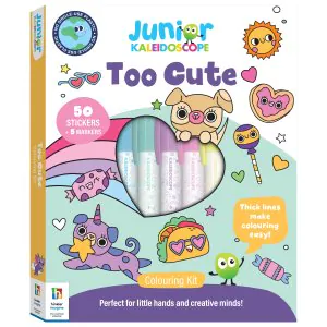 Hinkler Junior Kaleidoscope Colouring Kit Too Cute