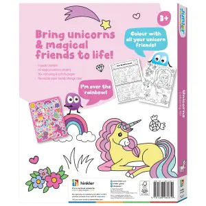 Hinkler Junior Kaleidoscope Colouring Kit Unicorns