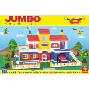 Jumbo Architect Building Construction Blocks Set