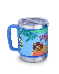 Ramson Emboss Jungle Safari Mug with Leakproof Lid and Handle
