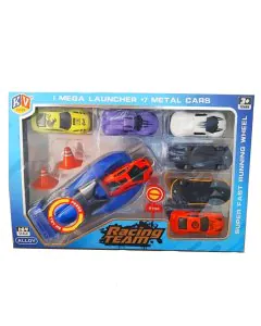 KV Toys Racing Team 1 Rapid Launcher with 7 Metal Cars