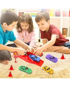 KV Toys Racing Team 1 Rapid Launcher with 7 Metal Cars