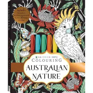 Hinkler Kaleidoscope Colouring Kit Australian Nature