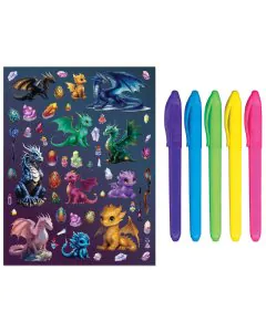 Hinkler Kaleidoscope Dragon Dreams Colouring Kit