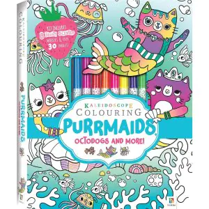 Hinkler Kaleidoscope Colouring Purrmaids Octodogs and More