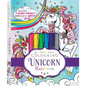 Hinkler Kaleidoscope Colouring Unicorn Rainbows