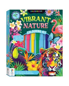 Hinkler Kaleidoscope Vibrant Nature Colouring Kit
