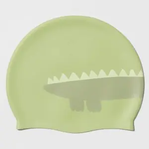 Sunny Life Kids Swimming Cap Cookie The Croc Light Khaki S41SCCRC
