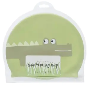 Sunny Life Kids Swimming Cap Cookie The Croc Light Khaki S41SCCRC