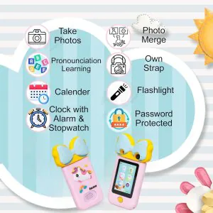 TF Kids Touchscreen Smartphone Toy Pink