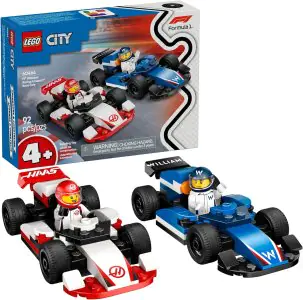 Lego City F1 Williams Racing & Haas F1 Race Car 60464 (92 Pieces)