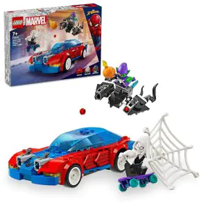 Lego Marvel Spiderman Race Car & Venom Green Goblin 76279 (227 Pieces)