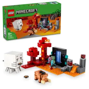 Lego Minecraft The Nether Portal Ambush 21255 (352 Pieces)