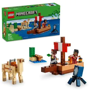 Lego Minecraft The Pirate Ship Voyage Boat Playset 21259 (166 Pieces)