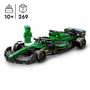 Lego Speed Champions Aston Martin Aramco F1 AMR24 Race Car 77245 (269 Pieces)