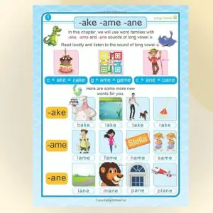 Dreamland Learn with Phonics Long Vowel Sounds Book 3