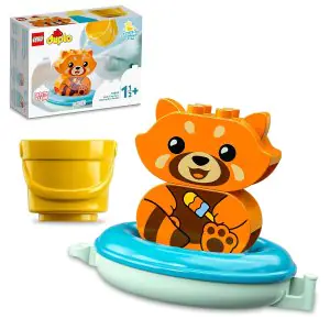 Lego Duplo My First Bath Time Fun Floating Red Panda Blocks Kit 10964