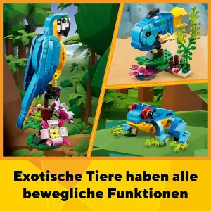 Lego Creator 3-in-1 Exotic Parrot 31136 (253 Pieces)