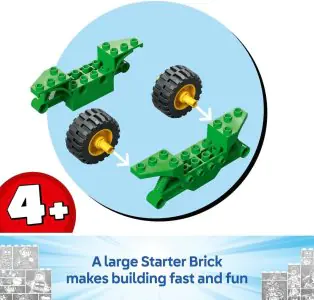 Lego Marvel Spin and Electro Dinosaur Vehicle Chase Set 11198 (124 Pieces)