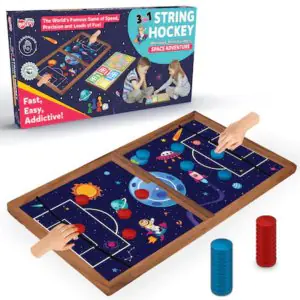 Little Berry 3in1 String Hockey Table Board Games - Space Adventure