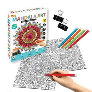 Little Berry Mandala Art Junior Colouring Kit