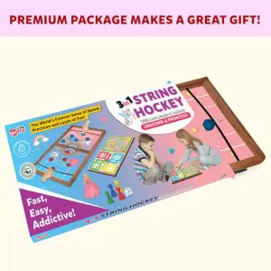 Little Berry String Hockey Table Board Games Unicorn & Princess