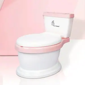 R for Rabbit Little GrownUp Potty Seat Pink/White PLGUWP1