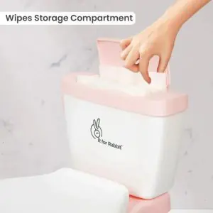 R for Rabbit Little GrownUp Potty Seat Pink/White PLGUWP1