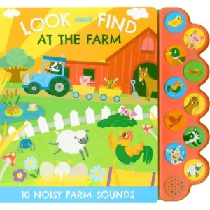 Page Publication Look and Find at The Farm Sound Book