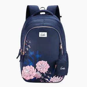 Genie Lovelace 36L Navy Blue School Backpack