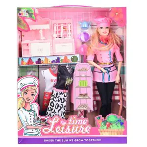 Manku Time Leisure Chef Doll Set