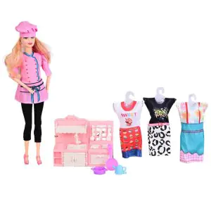 Manku Time Leisure Chef Doll Set