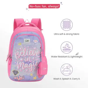 Genie Magic 36L Pink School Backpack