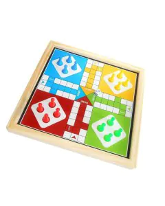 Heku Magnetic 2in1 Wooden Ludo and Snake & Ladder