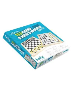 Heku Magnetic 2in1 Chess & 9 Men's Morris