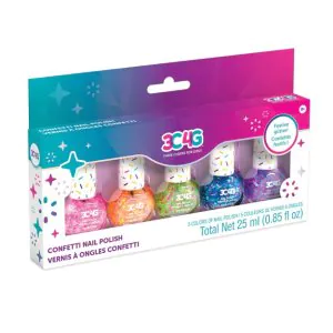 Win Magic Real Confetti Nail Polish