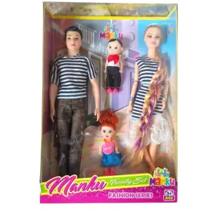 Manku Fashion Series Family Doll Set