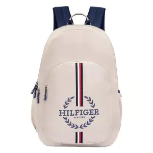 Tommy Hilfiger Unisex Manuel Beige Navy Backpack